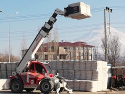 Iğdır Özşimşekler Çekici Oto Kurtarma Manıtou Forklift Platform