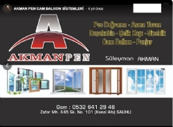 AKMAN PEN CAM BALKON SİSTEMLERİ